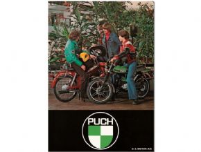 Plakat PUCH MS50 'Super' og PUCH Monza N50